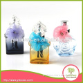 blue&pink&light purple mesh bow, pre-made polyester bow for perfume bottle